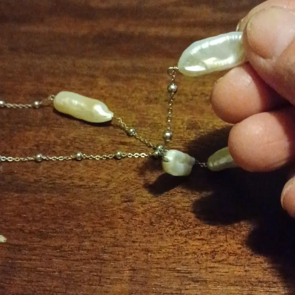 Milor Womans Sterling Silver Fresh Water Pearls NWT Necklace 38 Long